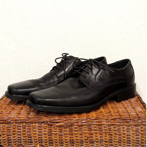 ECCO Men\'s New Jersey Black Lace Oxfords main image 7
